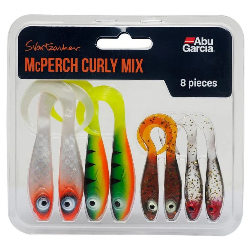 Abu Garcia McPerch Curly Mix (8-pack) 3 Abu Garcia McPerch Curly Mix (8-pack)