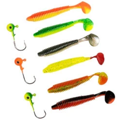 Fladen Conrad Softlures 3x6 Assorted Colors -Magasin De Pêche Sportive 20 3504r 2