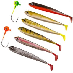 Fladen Conrad Softlures 3x6 Assorted Colors -Magasin De Pêche Sportive 20 3504r 3