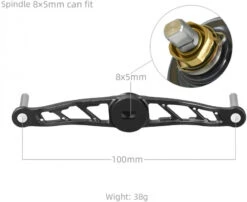 Gomexus Crank Handle Silver/Aurora Knob -Magasin De Pêche Sportive BS120TN27TCJ1r 5