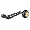 Gomexus 90mm Aluminium Power Handle With 45mm Titanium Knob - Black & Gold -Magasin De Pêche Sportive LYS90TB45BKGD 1